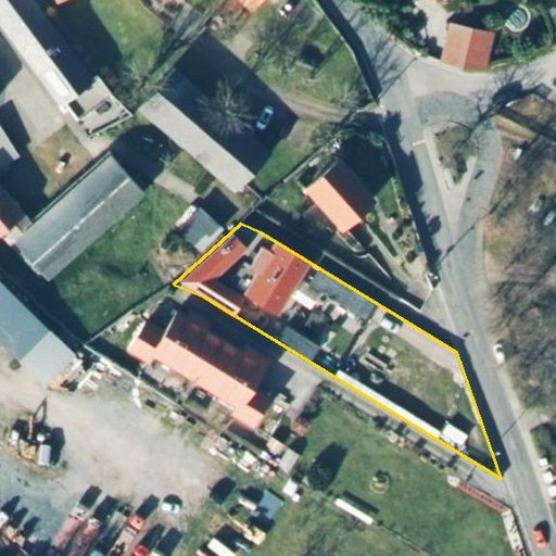 Luftbild Keulenbergstraße 2, 01109 Dresden — Flurstück 763 mit Grundstücksgrenze