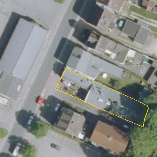 Luftbild Grambeker Weg 24, 23879 Mölln, Flurstück 784/182 mit Grundstücksgrenze