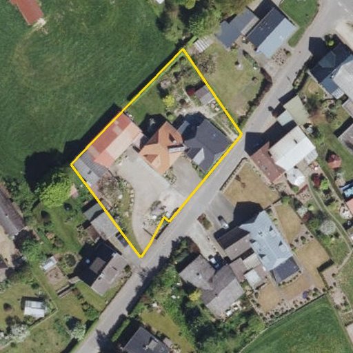 Luftbild Remmelser Weg 4, 24594 Nindorf, Flurstück 50 mit Grundstücksgrenze