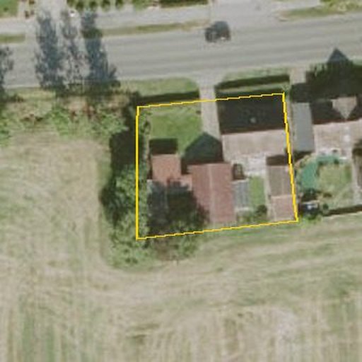 Luftbild Am Steindamm 10, 25554 Landrecht — Flurstück 012070005002730101__ mit Grundstücksgrenze
