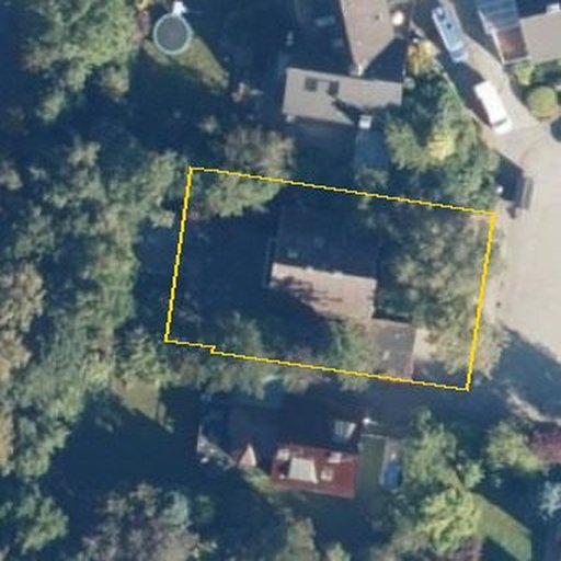 Luftbild Kehrwieder 14, 27476 Cuxhaven — Flurstück 030401001000150045__ mit Grundstücksgrenze