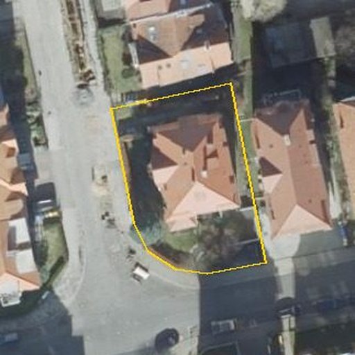 Luftbild Stegemühlenweg 43, 37083 Göttingen — Flurstück 142/2 mit Grundstücksgrenze