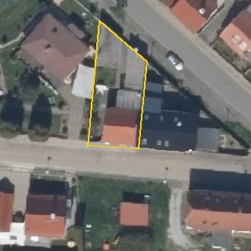 Luftbild Am Tiedeberg 176, 38835 Osterwieck, Flurstück 221/33 mit Grundstücksgrenze