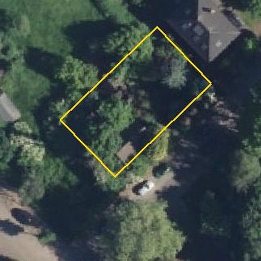 Luftbild Walsumermarkstraße 155, 46147 Oberhausen — Flurstück 05308001100996______ mit Grundstücksgrenze