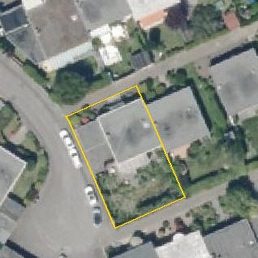 Luftbild Sieglarer Straße 35, 51147 Köln, Flurstück 419 mit Grundstücksgrenze