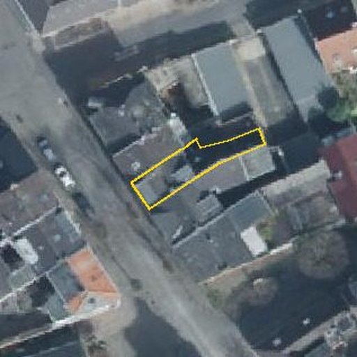 Luftbild Annaturmstraße 26, 53879 Euskirchen — Flurstück 05441701800229______ mit Grundstücksgrenze