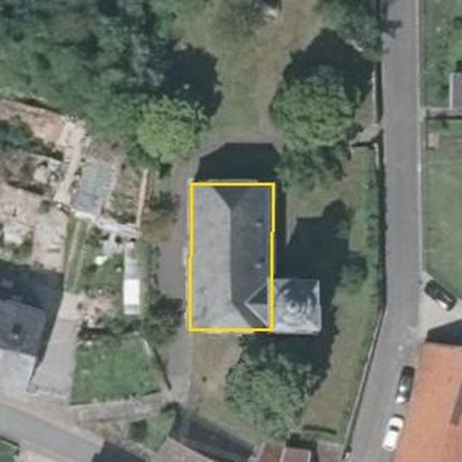 Luftbild Am Kuhberg 1, 55569 Nußbaum — Flurstück 129 mit Grundstücksgrenze
