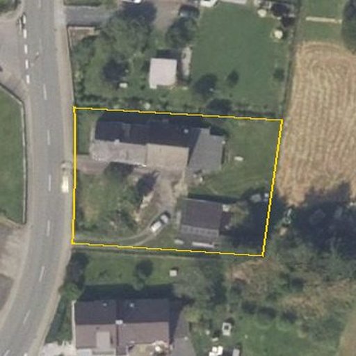 Luftbild Dillenburger Straße 20, 56459 Rothenbach — Flurstück 07054105300082______ mit Grundstücksgrenze