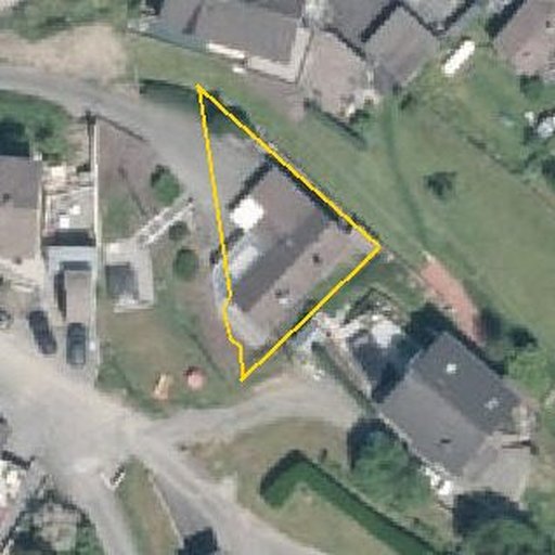 Luftbild Am Höppel 5, 57258 Freudenberg — Flurstück 05161801100464______ mit Grundstücksgrenze