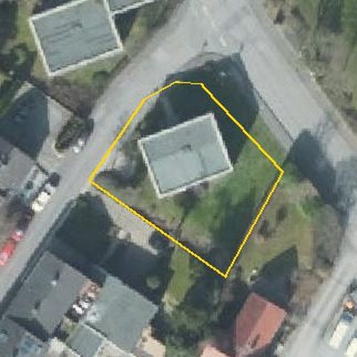 Luftbild Elmenhorststraße 80, 58093 Hagen — Flurstück 05131900300042______ mit Grundstücksgrenze