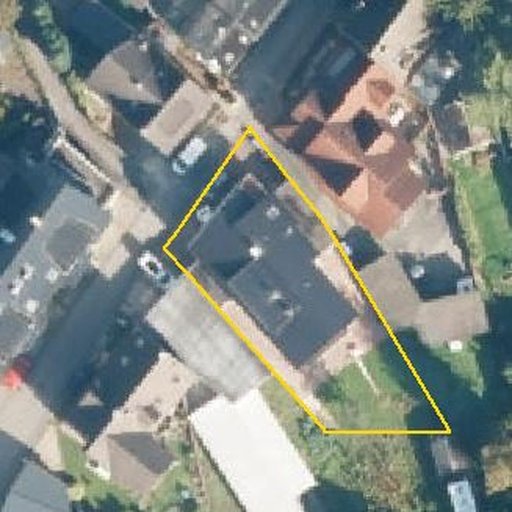 Luftbild Breitenteich 19, 58809 Neuenrade — Flurstück 05101500800322______ mit Grundstücksgrenze