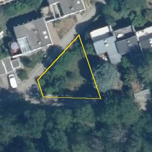 Luftbild Hainerbergweg 55, 61462 Königstein im Taunus — Flurstück 060807009000580018__ mit Grundstücksgrenze