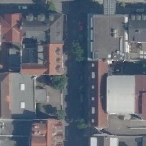 Luftbild Krämerstraße 25, 63450 Hanau — Flurstück 284/5 mit Grundstücksgrenze
