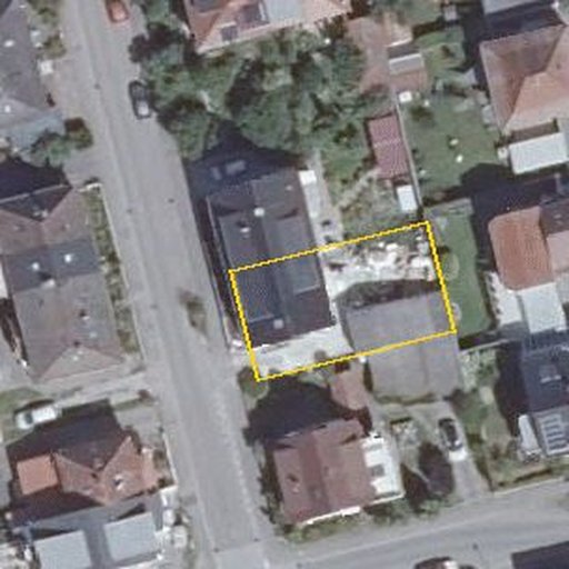 Luftbild Alzentalstraße 15, 71083 Herrenberg — Flurstück 777/18 mit Grundstücksgrenze