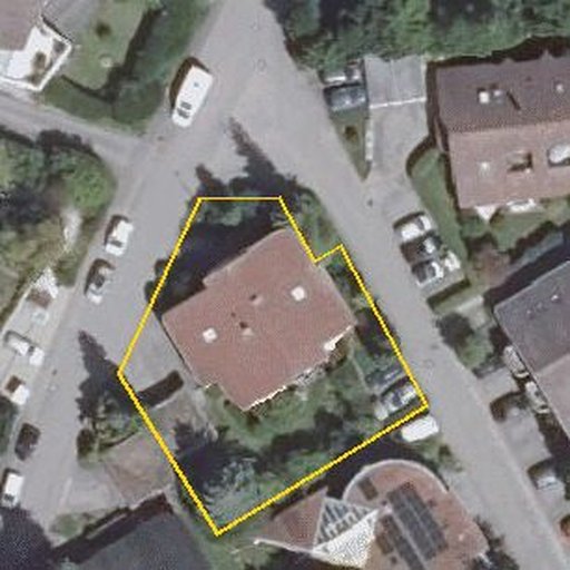 Luftbild Kirchhalde 6, 71083 Herrenberg — Flurstück 3199 mit Grundstücksgrenze