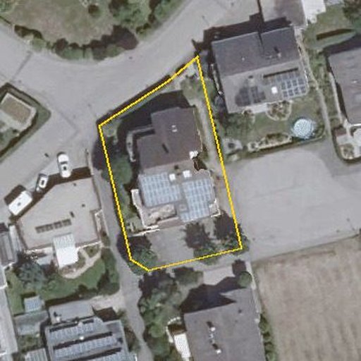 Luftbild Weinbergstraße 10, 71083 Herrenberg — Flurstück 774/5 mit Grundstücksgrenze