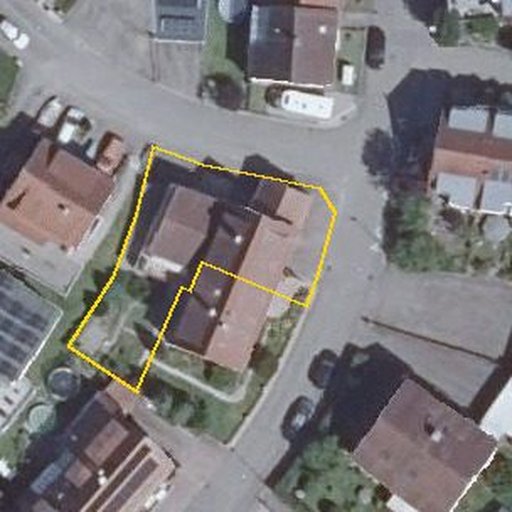 Luftbild Walddorfer Straße 30, 71111 Waldenbuch — Flurstück 5076/1 mit Grundstücksgrenze