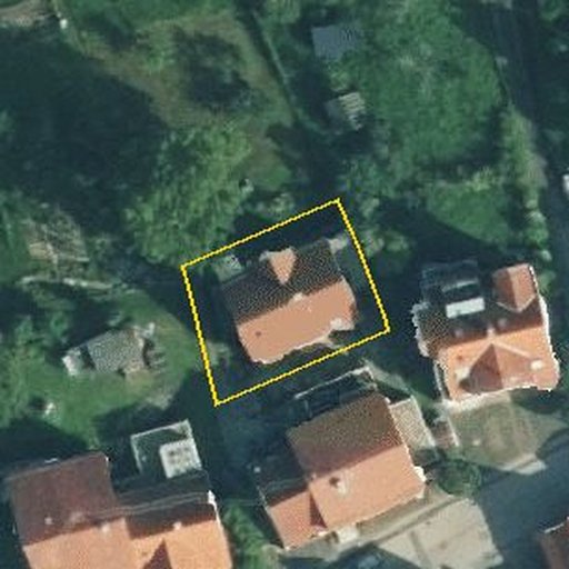 Luftbild Sonnenbergstraße 20/1, 71364 Winnenden — Flurstück 27/1 mit Grundstücksgrenze