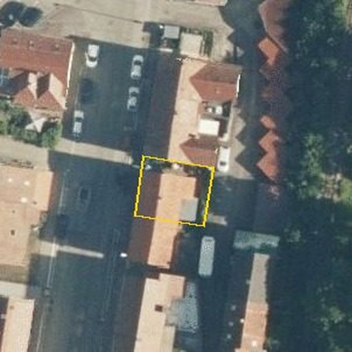 Luftbild Eisenbahnstraße 9, 72461 Albstadt — Flurstück 5344/2 mit Grundstücksgrenze