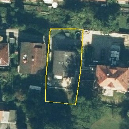 Luftbild Waldeckstraße 15/4, 73035 Göppingen — Flurstück 1663/1 mit Grundstücksgrenze