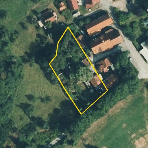 Luftbild 3/1, 73635 Zumhof — Flurstück 790 mit Grundstücksgrenze