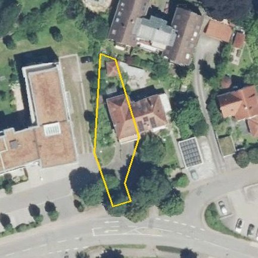 Luftbild Maulbronner Straße 6/1, 74336 Brackenheim — Flurstück 160/2 mit Grundstücksgrenze