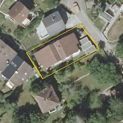 Luftbild Alter Höhweg 7, 75179 Pforzheim — Flurstück 16449/2 mit Grundstücksgrenze