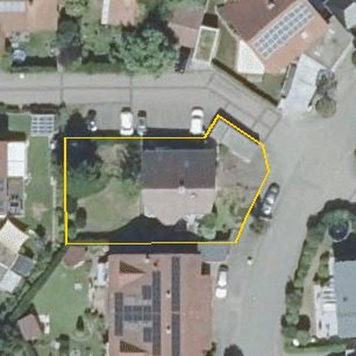 Luftbild Hans-Thoma-Straße 41, 75196 Remchingen — Flurstück 5873 mit Grundstücksgrenze