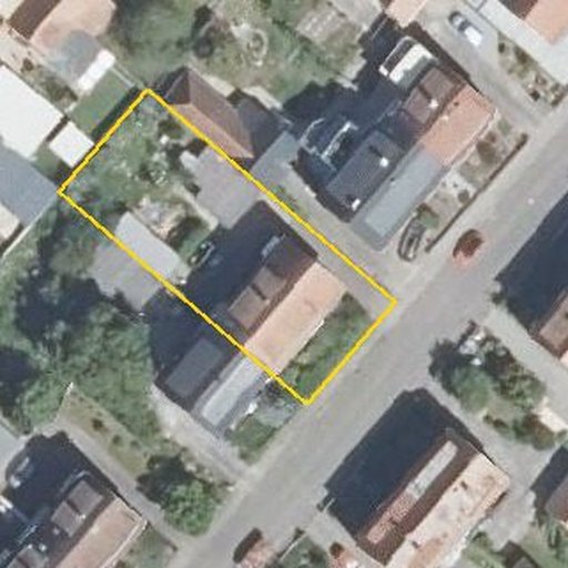 Luftbild Carl-Schurz-Straße 31, 76187 Karlsruhe — Flurstück 42272 mit Grundstücksgrenze