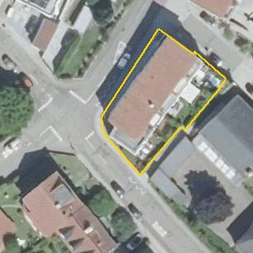 Luftbild Tannenstraße 40, 76327 Pfinztal — Flurstück 93/2 mit Grundstücksgrenze