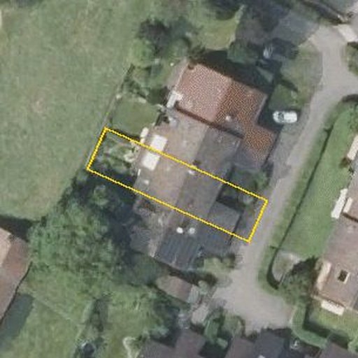 Luftbild Geroldsauer Straße 98c, 76534 Baden-Baden — Flurstück 2203/9 mit Grundstücksgrenze