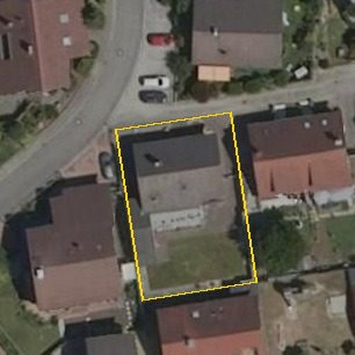 Luftbild Rietburgstraße 10, 76767 Hagenbach — Flurstück 07569600006614______ mit Grundstücksgrenze
